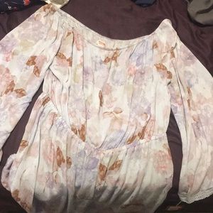Off the shoulder romper